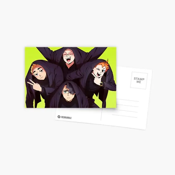Haikyuu Msby Black Jackals 4 4 открытка для мальчиков простой стиль жизнь поздравительная открытка эстетика Хум фото печать мультфильм память изображен...
Haikyuu Msby Black Jackals 4 4 открытка для мальчиков простой стиль жизнь поздравительная открытка эстетика Хум фото печать мультфильм память изображен...