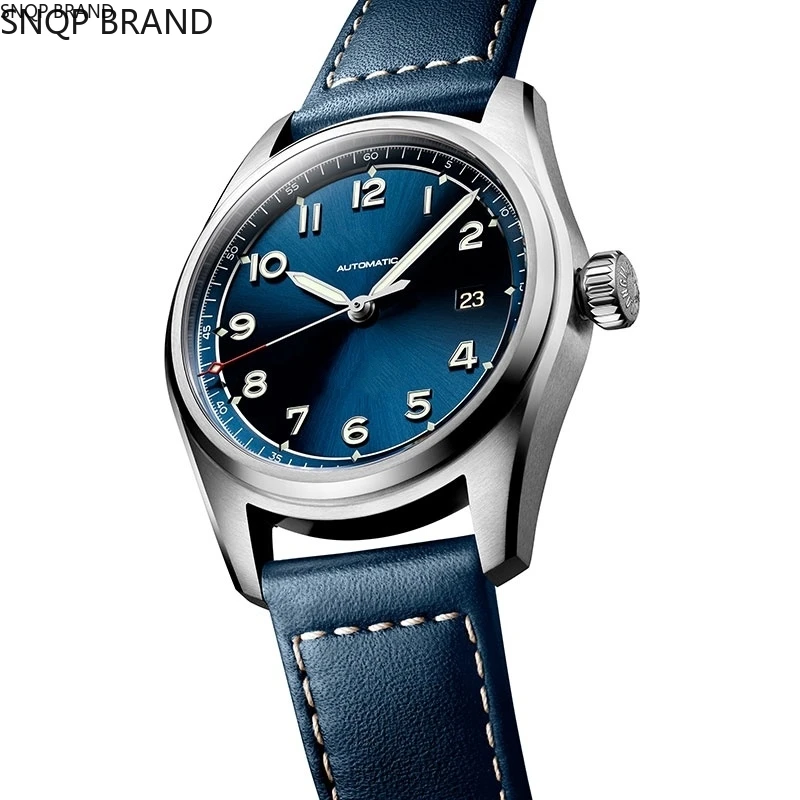 Pioneer automatic mechanical mens watch Blue Leather 
Pioneer automatic mechanical mens watch Blue Leather