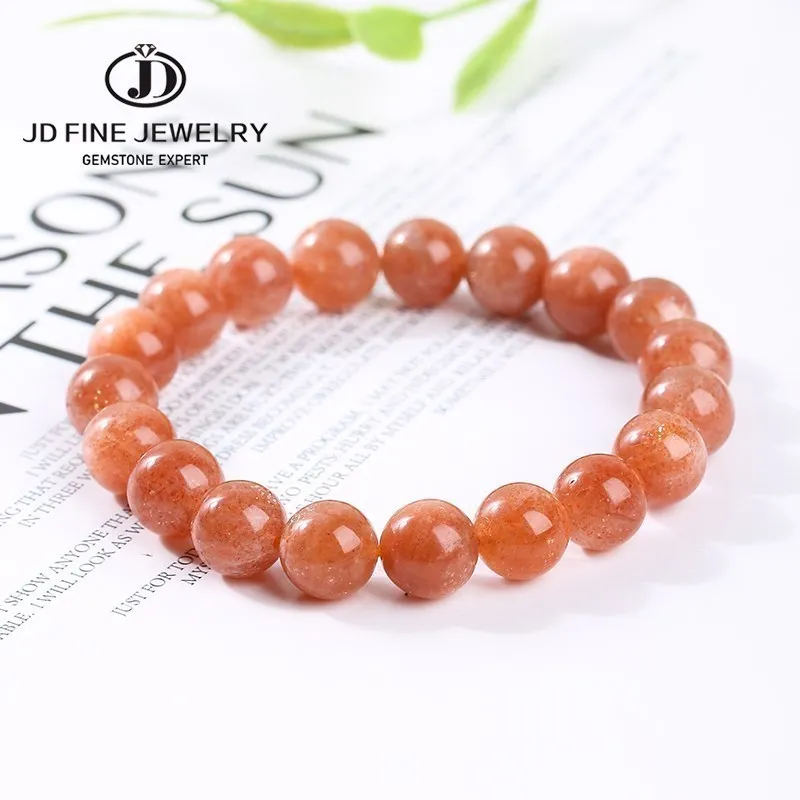 JD Natural Stone Gold Color Sunstone Beads Bracelet Women Fashion Elegant Round Stone Rope Bangles Girlfriend Wristband Gift
JD Natural Stone Gold Color Sunstone Beads Bracelet Women Fashion Elegant Round Stone Rope Bangles Girlfriend Wristband Gift