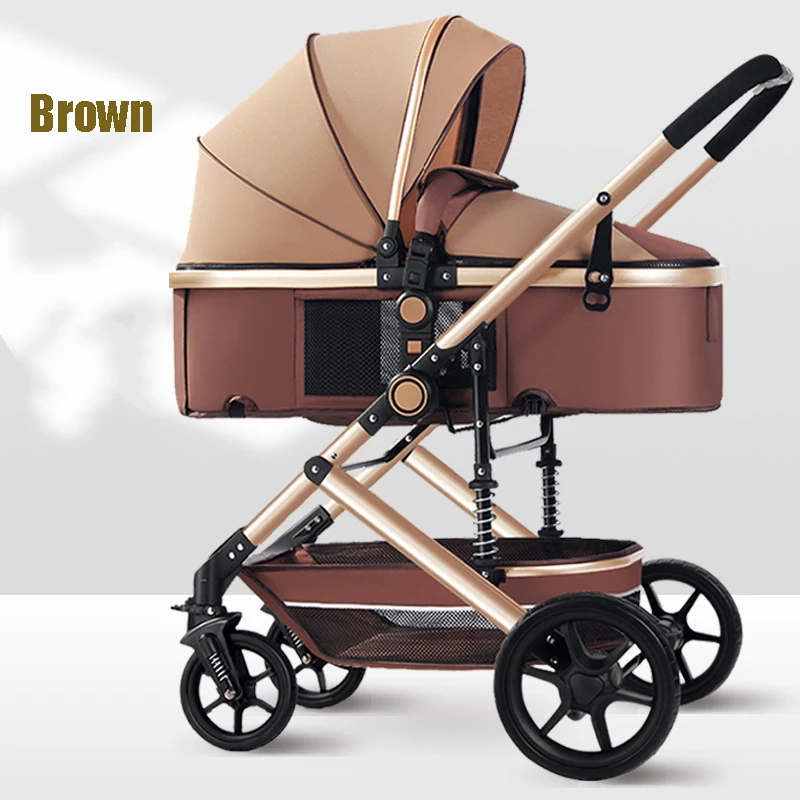 

High Quality 3 in 1 baby stroller luxury high landscape poussette Multi-Functional baby pram baby strollers for travel