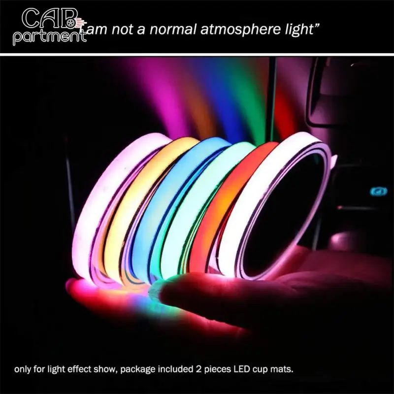 Led Light-emitting Car Led Seven-color Light-emitting Coaster Rgb Multi-color Coaster Dog Footprint Compass Anti-slip 
Led Light-emitting Car Led Seven-color Light-emitting Coaster Rgb Multi-color Coaster Dog Footprint Compass Anti-slip