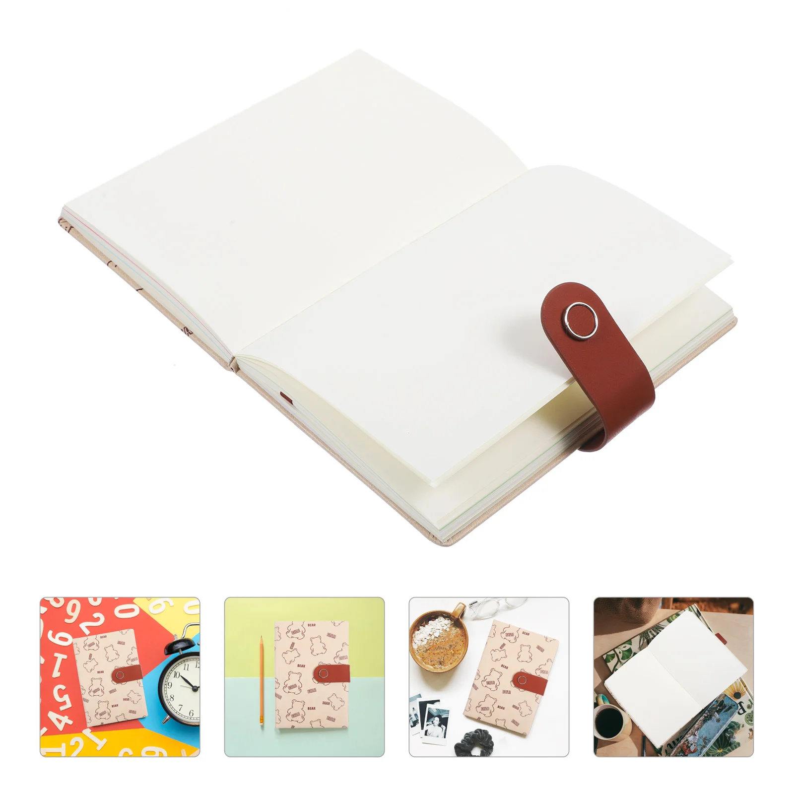 Bear Pattern Cover B6 Notepad Business Notebook Portable Notepad Decorative Scrapbook Notepad
Bear Pattern Cover B6 Notepad Business Notebook Portable Notepad Decorative Scrapbook Notepad