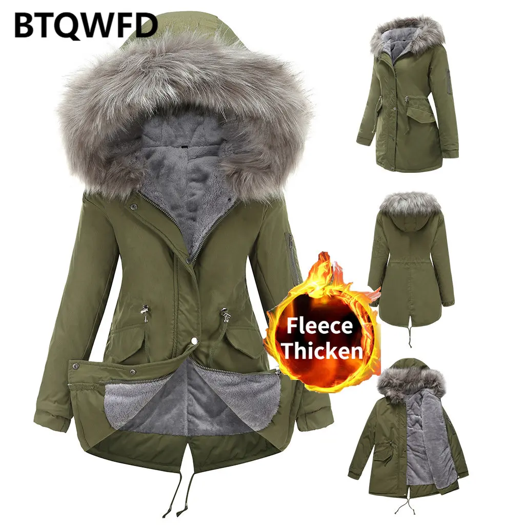 Hooded Jackets Female Clothing 2022 New Warm Long Sleeves Lady Parkas Fur Collar Fleece Zipper Fashion Coat Woman Winter Thicken
Hooded Jackets Female Clothing 2022 New Warm Long Sleeves Lady Parkas Fur Collar Fleece Zipper Fashion Coat Woman Winter Thicken