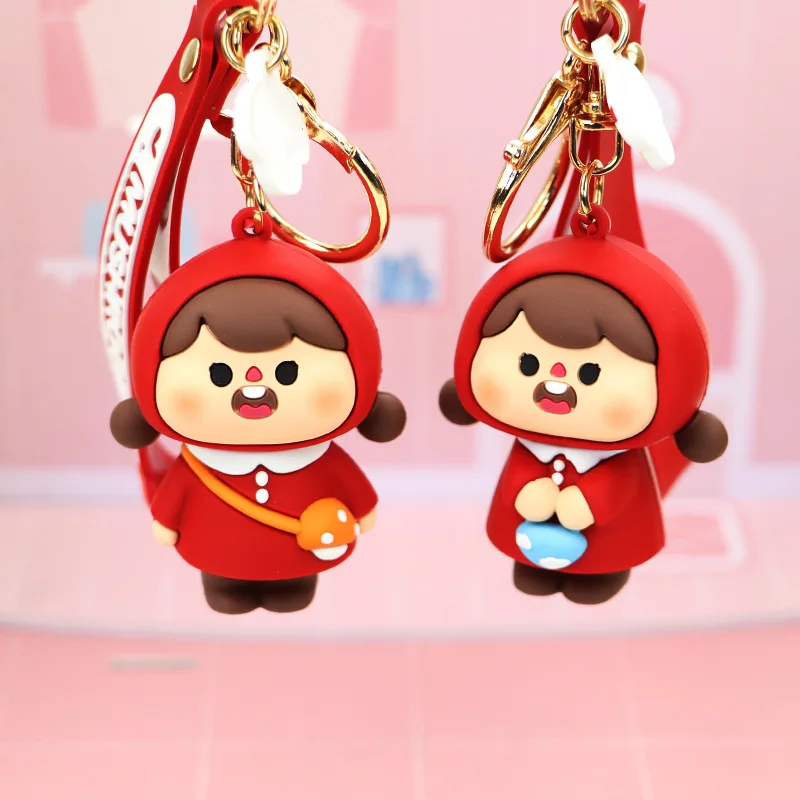 Mushroom Street girl pendant keychain girl's heart lovely delicate doll bag bag pendant car keychain
Mushroom Street girl pendant keychain girl's heart lovely delicate doll bag bag pendant car keychain