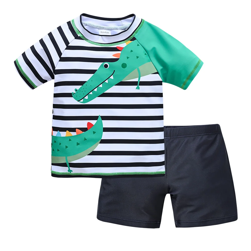 Honeyzone Children Swimsuit Crocodilian Printing Boys Summer Beach Short Sleeve Bathing Suit Two Piece Set Maio Infantil
Honeyzone Children Swimsuit Crocodilian Printing Boys Summer Beach Short Sleeve Bathing Suit Two Piece Set Maio Infantil