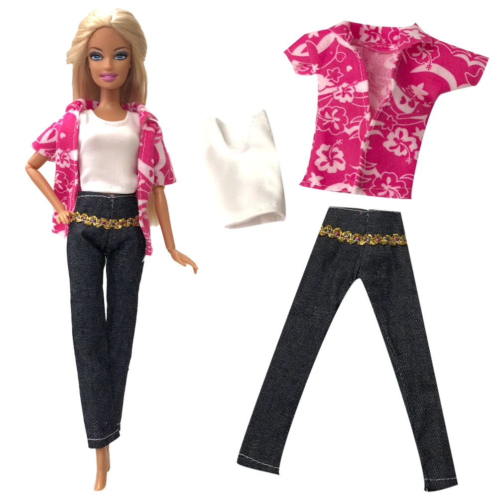 NK Official 1 Set Fashion Winter Outfits Red Coat Black Trouseres White Top Modern Clothes for Barbie Doll Accessories Toy
NK Official 1 Set Fashion Winter Outfits Red Coat Black Trouseres White Top Modern Clothes for Barbie Doll Accessories Toy