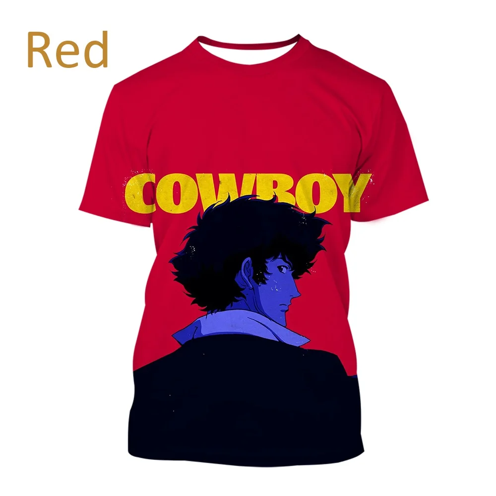Новая модная популярная футболка японского аниме Cowboy Bebops с 3D принтом, модная повседневная футболка, топы с анимацией
Новая модная популярная футболка японского аниме Cowboy Bebops с 3D принтом, модная повседневная футболка, топы с анимацией