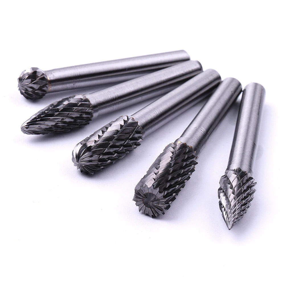 5Pcs Tungsten Carbide Burr Drill Bits 1/4'' Shank CNC Rotary Cutter Files Set For CNC Engraving Milling Cutter Rotary Hand Tools
5Pcs Tungsten Carbide Burr Drill Bits 1/4'' Shank CNC Rotary Cutter Files Set For CNC Engraving Milling Cutter Rotary Hand Tools