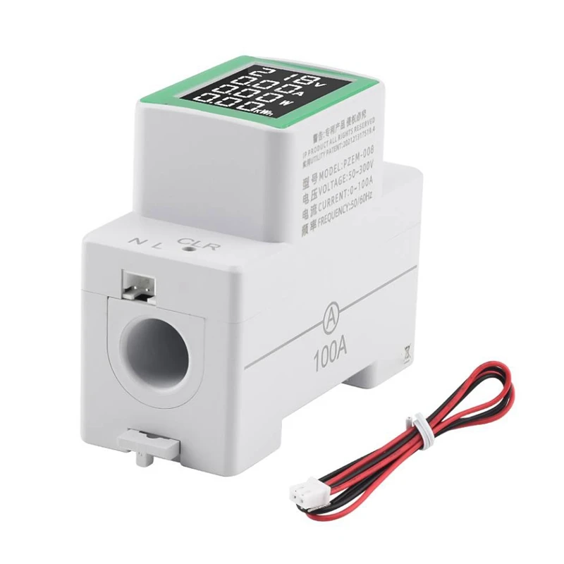 Digital Display Multi-Function Rail Meter Voltage And Current Meter AC50-300V/100A Electric Quantity Power Tester
Digital Display Multi-Function Rail Meter Voltage And Current Meter AC50-300V/100A Electric Quantity Power Tester