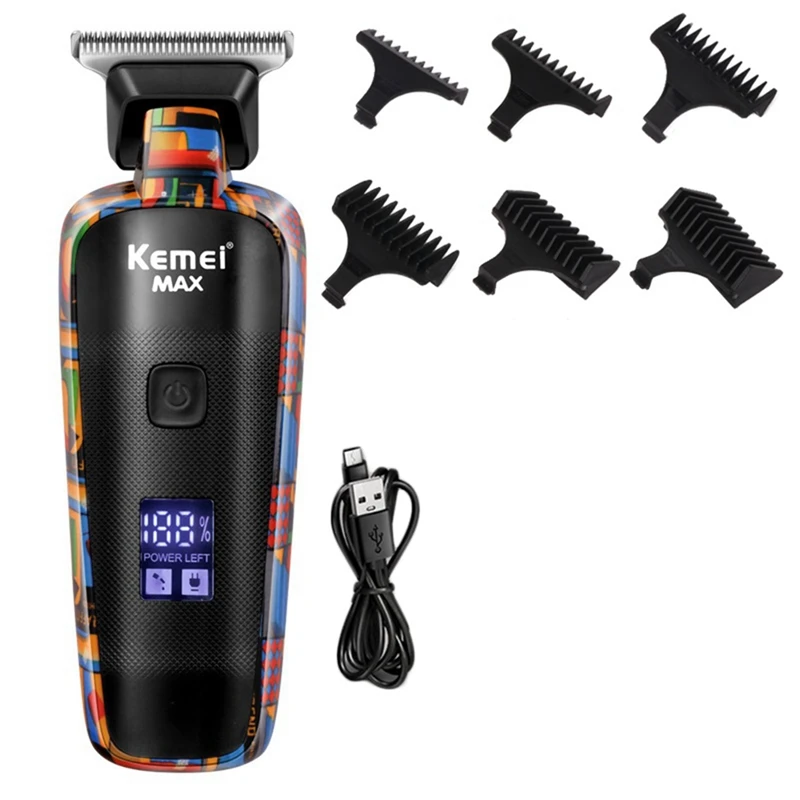 Kemei Electric Clipper For Men Printed Graffiti Hair Cutting Machine Professional Trimmer
Kemei Electric Clipper For Men Printed Graffiti Hair Cutting Machine Professional Trimmer