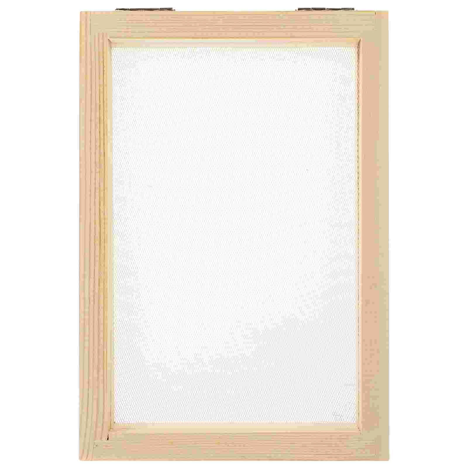 Screen Paper Frame Papermaking Making Wooden Printing Silk Wood Photo Flower Dried Screens Frames Molds Make Handmade Diy
Screen Paper Frame Papermaking Making Wooden Printing Silk Wood Photo Flower Dried Screens Frames Molds Make Handmade Diy