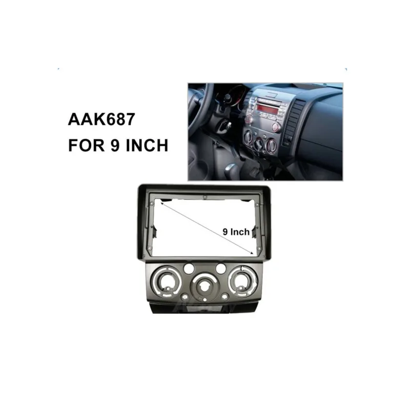 9 Inch Car Radio Multimedia Dashboard Dashboard Frame Mount Kit Trim Panel Fit for Ford for Everest Ranger Mazda Bt-50 2006-2010
9 Inch Car Radio Multimedia Dashboard Dashboard Frame Mount Kit Trim Panel Fit for Ford for Everest Ranger Mazda Bt-50 2006-2010