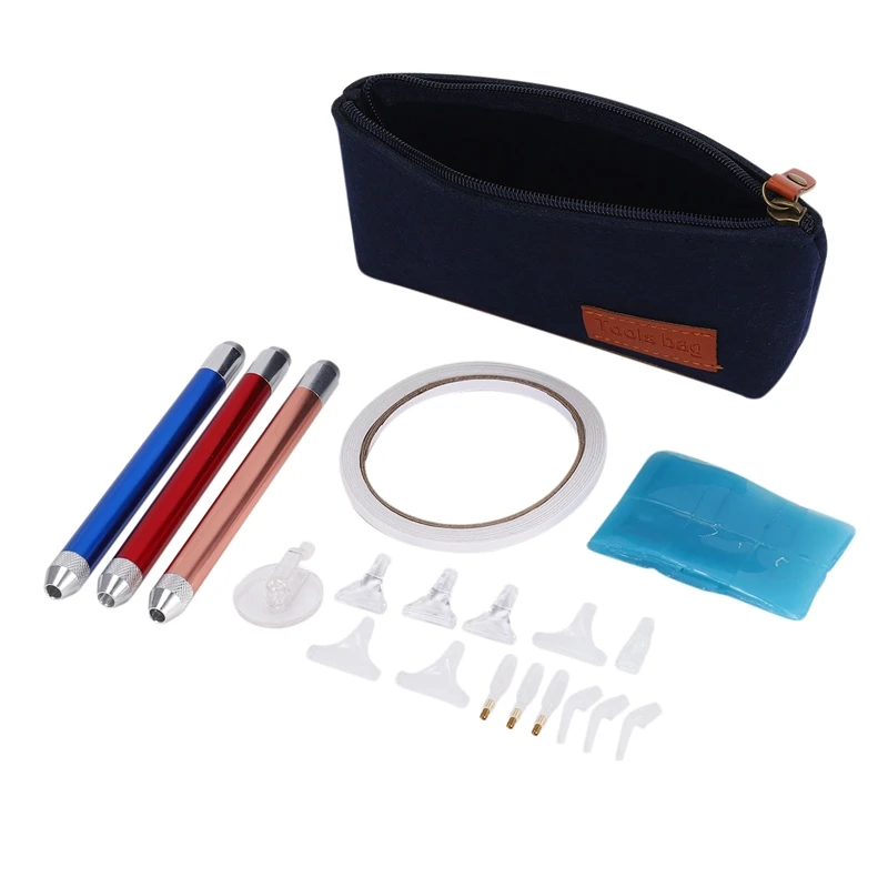 LED Diamond Painting Pen 41 Pcs Diamond Painting Accessories Diamond Art Tools Diamond Painting Tools Kit with Pen Bag
LED Diamond Painting Pen 41 Pcs Diamond Painting Accessories Diamond Art Tools Diamond Painting Tools Kit with Pen Bag