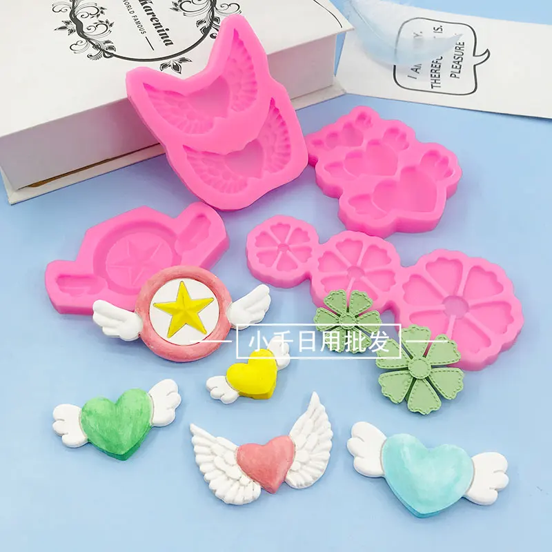 Love Wing Flower Leaf Silicone Mold Chocolate Cake Decorative Tool Pastry Kitchen Baking Accessories Set DIY Clay Resin Art mold
Love Wing Flower Leaf Silicone Mold Chocolate Cake Decorative Tool Pastry Kitchen Baking Accessories Set DIY Clay Resin Art mold