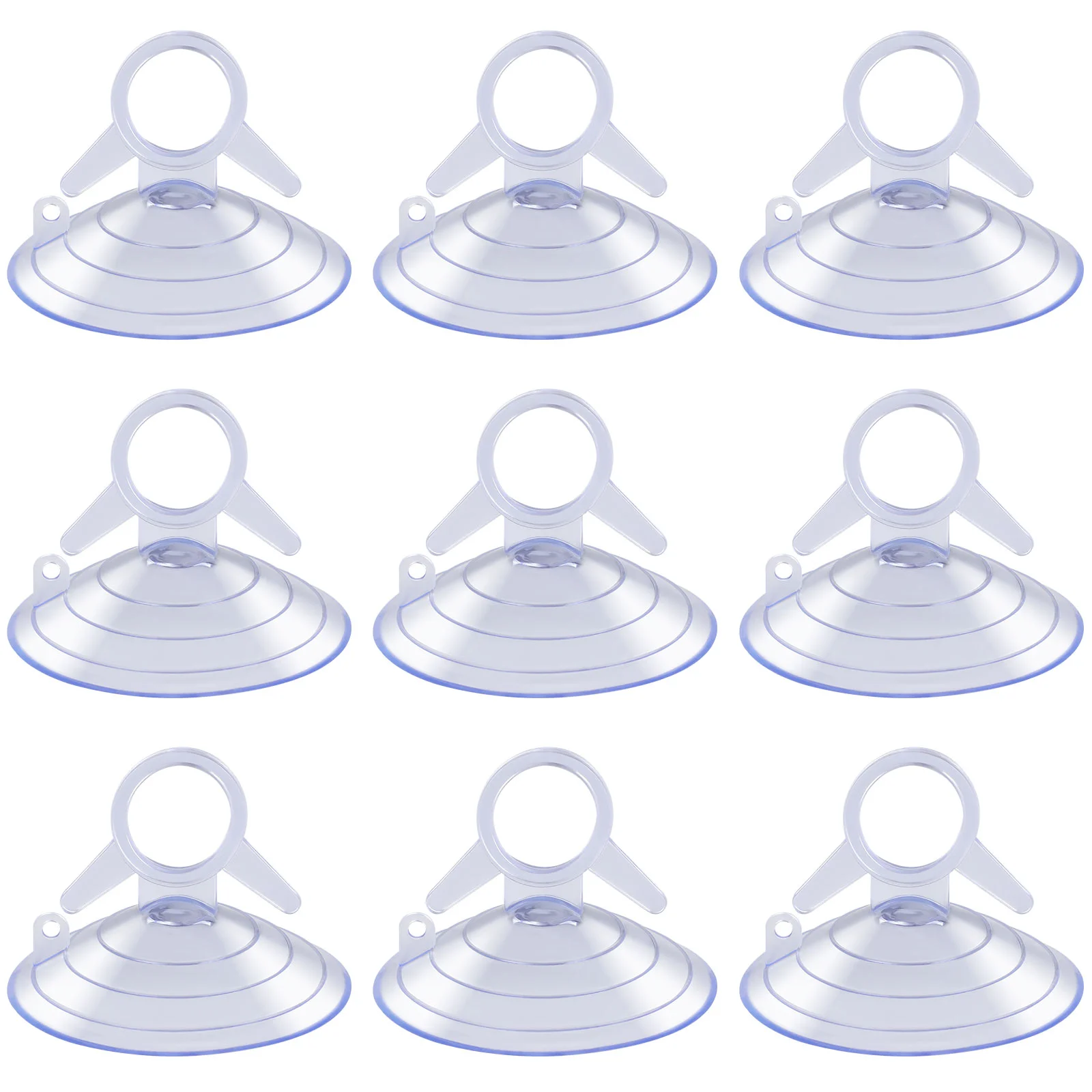 

12 Pcs Pull Ring Sucker Aquarium Suction Cups Fish Tank Suction Cup Swallowtail Fish Tank Accessories Vacuum Suction Cups