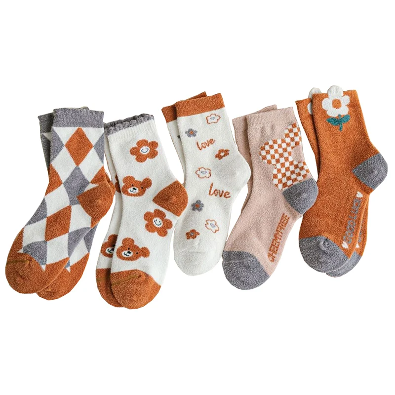 Fashion Flower Wool Socks Women Thick Keep Warm Long Winter Socks Female Happy Printing Skarpetki Damskie Leg Warmers Chaussette
Fashion Flower Wool Socks Women Thick Keep Warm Long Winter Socks Female Happy Printing Skarpetki Damskie Leg Warmers Chaussette