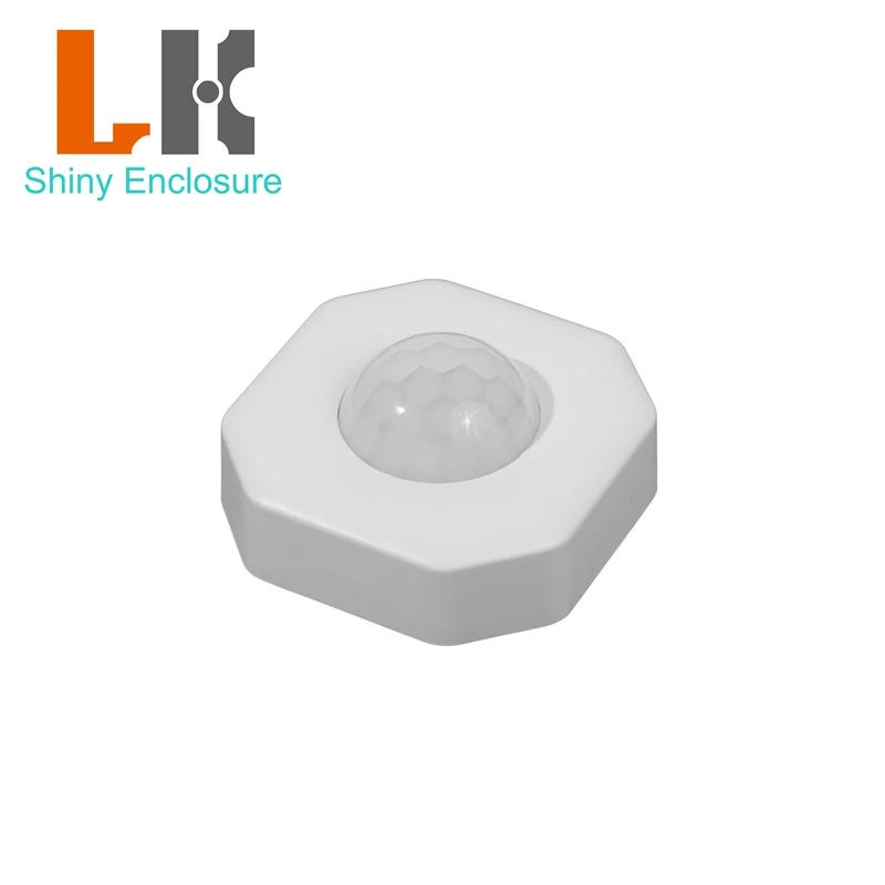 

LK-AC88 Infrared Motion Sensor PIR Alarm Detector Plastic Enclosure Cases Junction Box for PCB Design 44x44x22mm