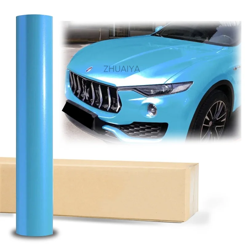 High Glossy Strong Stretch Super Shiny Sky Blue Color Paint Protection Film For Car Body Stickers
High Glossy Strong Stretch Super Shiny Sky Blue Color Paint Protection Film For Car Body Stickers