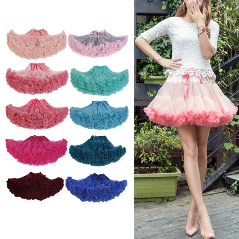 2023 New Style Women's Tutu Tulle Petticoat Ballet Bubble Skirts Dance Prom Dress Up Short Mini Skirt One Size 21 Colors korean
2023 New Style Women's Tutu Tulle Petticoat Ballet Bubble Skirts Dance Prom Dress Up Short Mini Skirt One Size 21 Colors korean