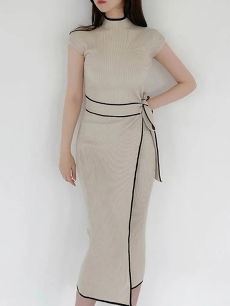 ZAWFL Korean Fashion Sweater Dress Women Knitted Sweaters Dresses Elegant Sleeveless High Waist Lace Up Dress Vestidos De Fiesta
ZAWFL Korean Fashion Sweater Dress Women Knitted Sweaters Dresses Elegant Sleeveless High Waist Lace Up Dress Vestidos De Fiesta