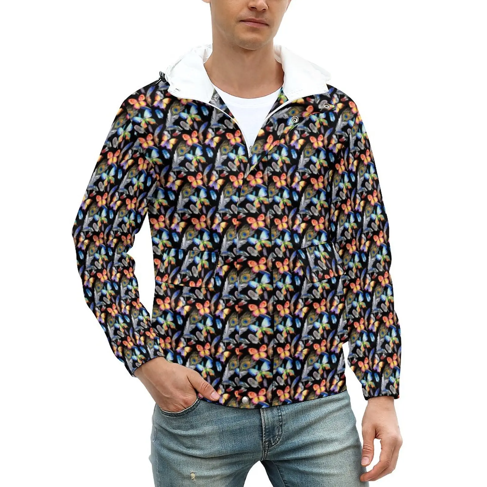 Watercolor Butterfly Casual Jackets Animal Print Hooded Windbreak Male Pattern Coats Winter Vintage Loose Jacket Plus Size 6XL
Watercolor Butterfly Casual Jackets Animal Print Hooded Windbreak Male Pattern Coats Winter Vintage Loose Jacket Plus Size 6XL