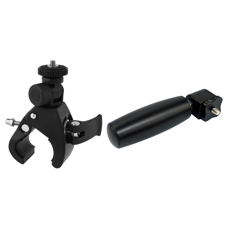 1 Pcs Adjustable Bicycle Handlebar Seatpost Roll Bar Cage Mount Clamp & 1 Pcs Time Rotation Handle Selfie Stick Bracket
1 Pcs Adjustable Bicycle Handlebar Seatpost Roll Bar Cage Mount Clamp & 1 Pcs Time Rotation Handle Selfie Stick Bracket