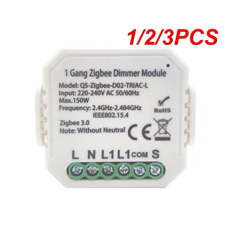 1/2/3 шт. умный модуль переключателя с регулятором яркости Tuya Zigbee 3,0, без нейтрального 2-стороннего пульта дистанционного управления, умный релейный помощник переключателя
1/2/3 шт. умный модуль переключателя с регулятором яркости Tuya Zigbee 3,0, без нейтрального 2-стороннего пульта дистанционного управления, умный релейный помощник переключателя