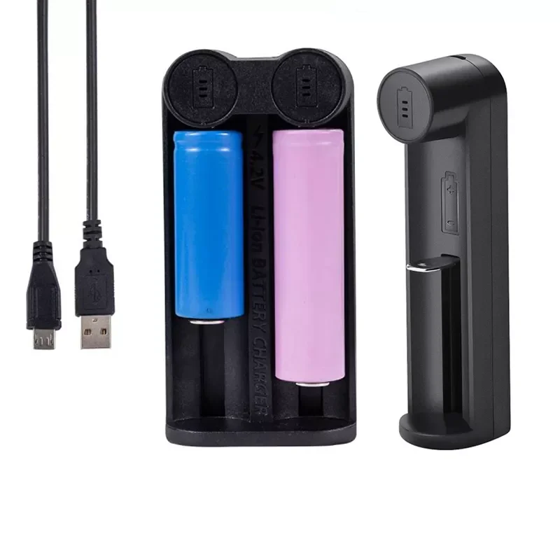 2 Slot USB 18650 Battery Charger Smart Charging 18650 26650 18350 32650 21700 26700 26500 Li-Ion Rechargeable Battery Charger
2 Slot USB 18650 Battery Charger Smart Charging 18650 26650 18350 32650 21700 26700 26500 Li-Ion Rechargeable Battery Charger