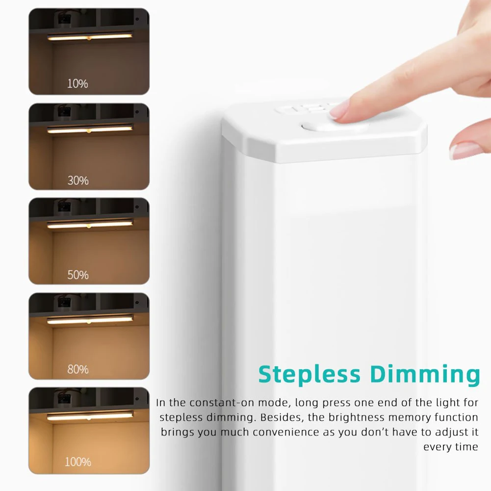 Aluminum + PC Cabinet Lamp Warm Light PIR Motion Rechargeable Strip Sensor USB Warm Light Lamp Cabinet Wireless
Aluminum + PC Cabinet Lamp Warm Light PIR Motion Rechargeable Strip Sensor USB Warm Light Lamp Cabinet Wireless