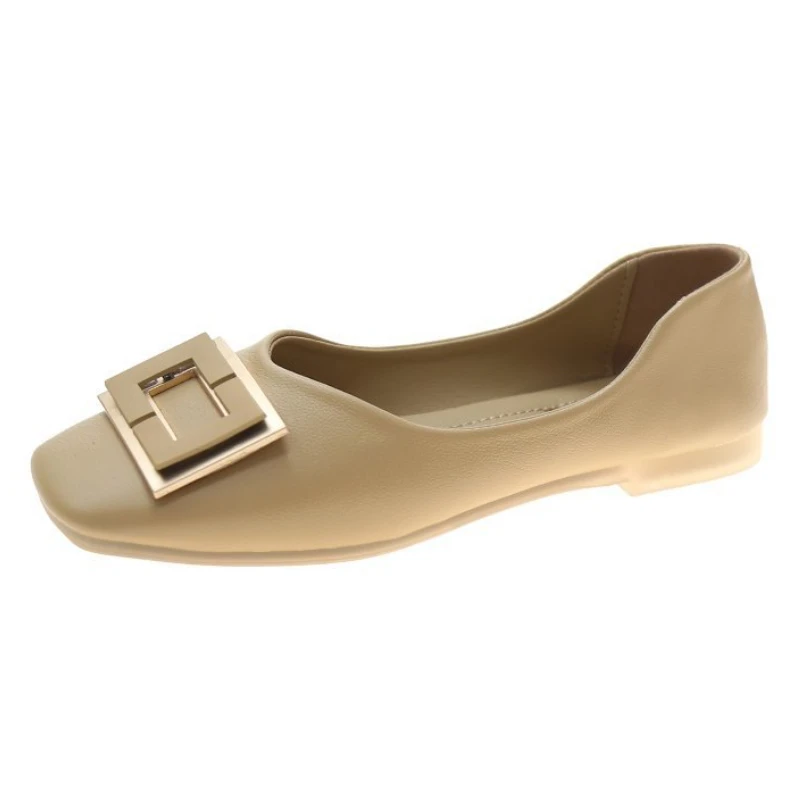 Women Pumps Low Heel Square Toe Fashion Big Buckle Leahter Flats Shoes Office Lady Slip on Female Ballet Flats Outdoor Footwear
Women Pumps Low Heel Square Toe Fashion Big Buckle Leahter Flats Shoes Office Lady Slip on Female Ballet Flats Outdoor Footwear