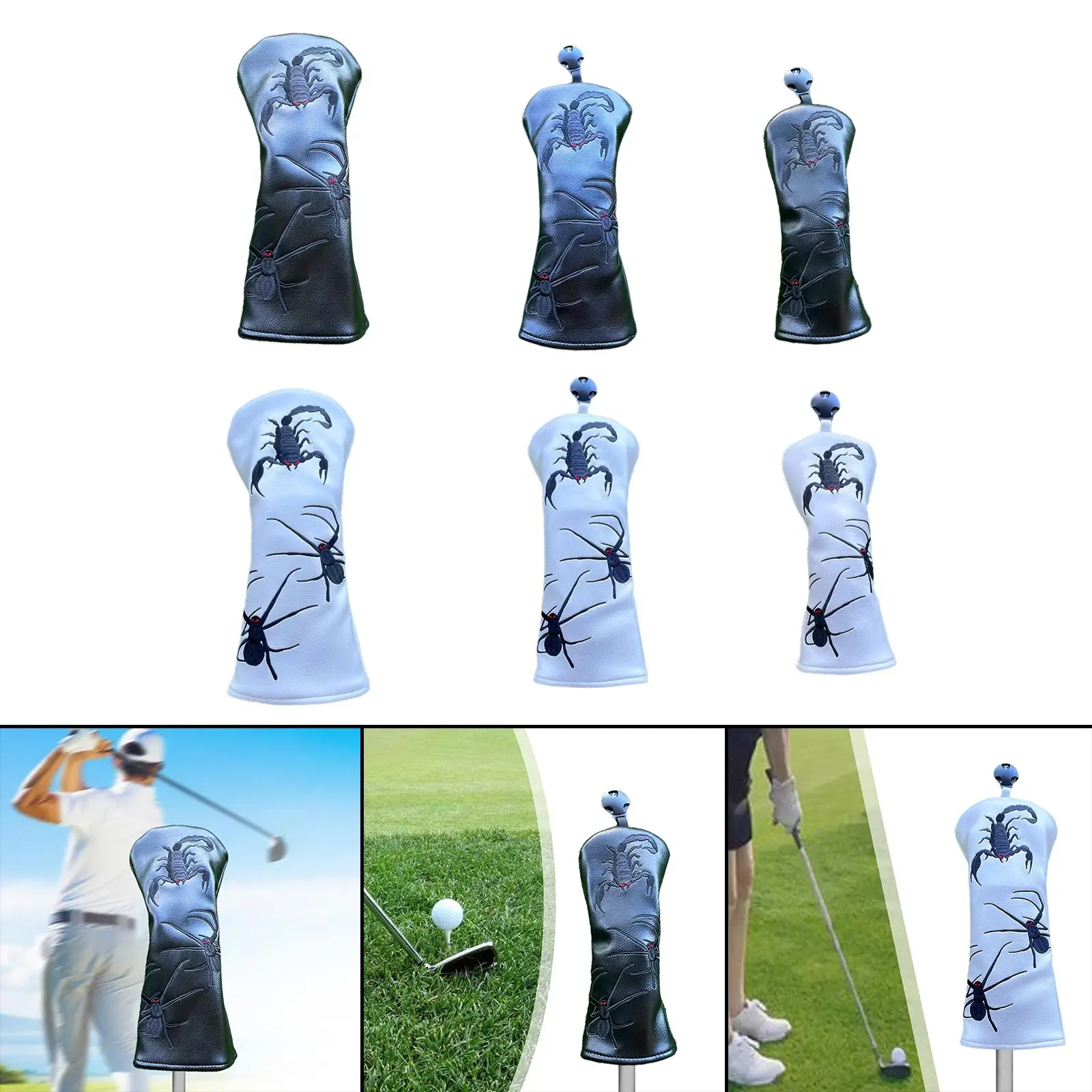 

Чехол на голову для гольф-клуба, флисовая подкладка, защита для клюшки, прочные чехлы на голову для водителя для гольфа, Защитные чехлы для оборудования для гольфов