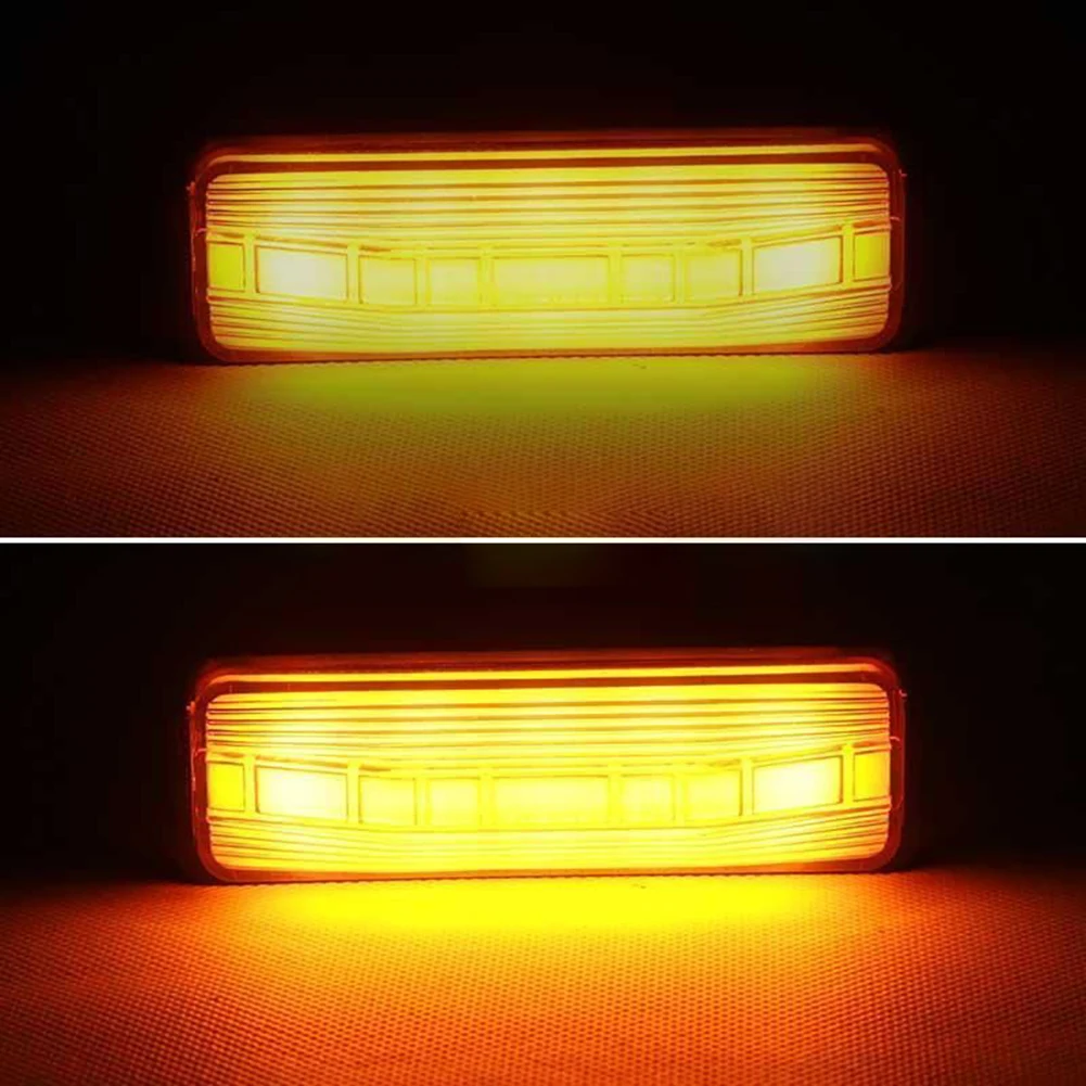 Car Accessories Side Marker Light 2Pcs 3 Lines ABS Plastic IP67 Pickup Trailer Truck Turn Signal Light 104mm*32mm
Car Accessories Side Marker Light 2Pcs 3 Lines ABS Plastic IP67 Pickup Trailer Truck Turn Signal Light 104mm*32mm