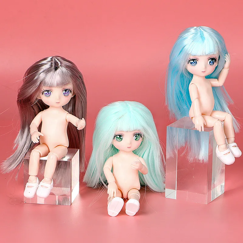 16 Cm Bjd Doll 3D Eye 13 Joins Mini Cute Fashion Princess Girl Children Toys Birthday Gift
16 Cm Bjd Doll 3D Eye 13 Joins Mini Cute Fashion Princess Girl Children Toys Birthday Gift