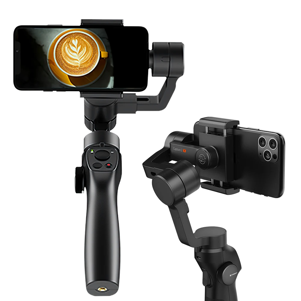 

Travor Handheld Shooting camera Stabilizer Smartphone Stabilizer 3 axis Smart Follow-up Live Broadcast Bracket for Phone Vlog
