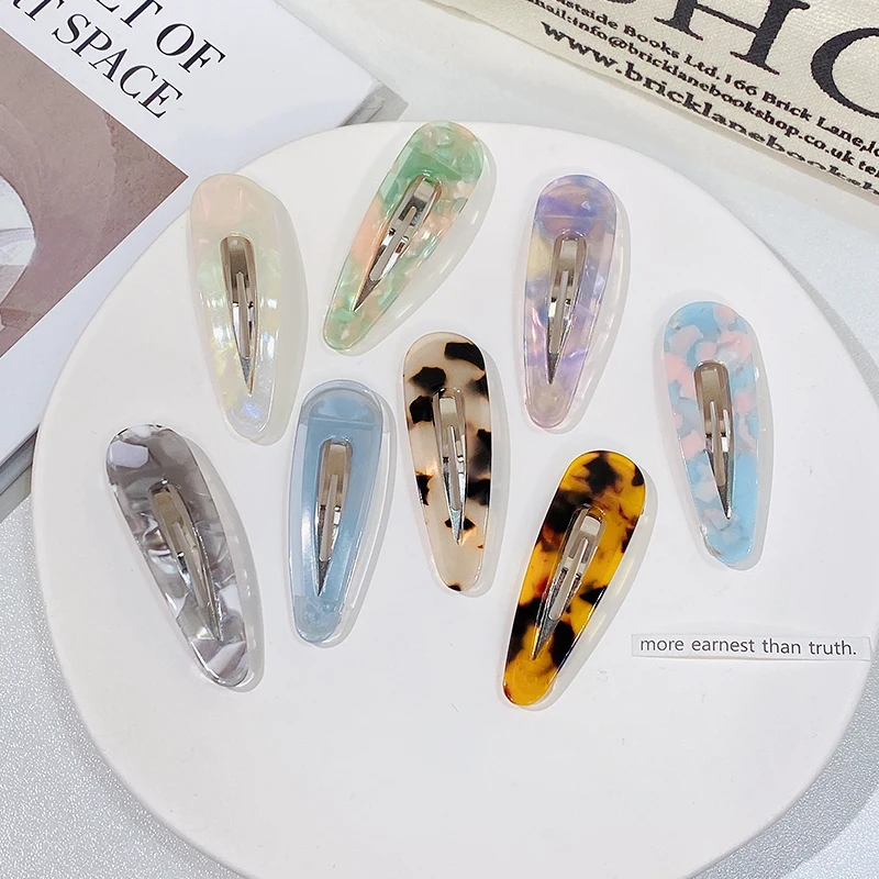 1/2/3Pcs/Set Women Elegant Waterdrop Shape Acetate Hair Clips Sweet Hair Decorate Hairpins BB Barrettes Fashion Hair Accessories
1/2/3Pcs/Set Women Elegant Waterdrop Shape Acetate Hair Clips Sweet Hair Decorate Hairpins BB Barrettes Fashion Hair Accessories