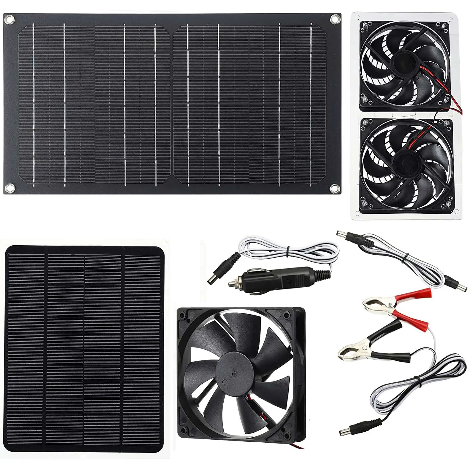 Solar Powered Fan Waterproof Solar Greenhouse Fan Solar Exhaust Fan With DC Or USB Output For Home Attic RV Outdoor
Solar Powered Fan Waterproof Solar Greenhouse Fan Solar Exhaust Fan With DC Or USB Output For Home Attic RV Outdoor