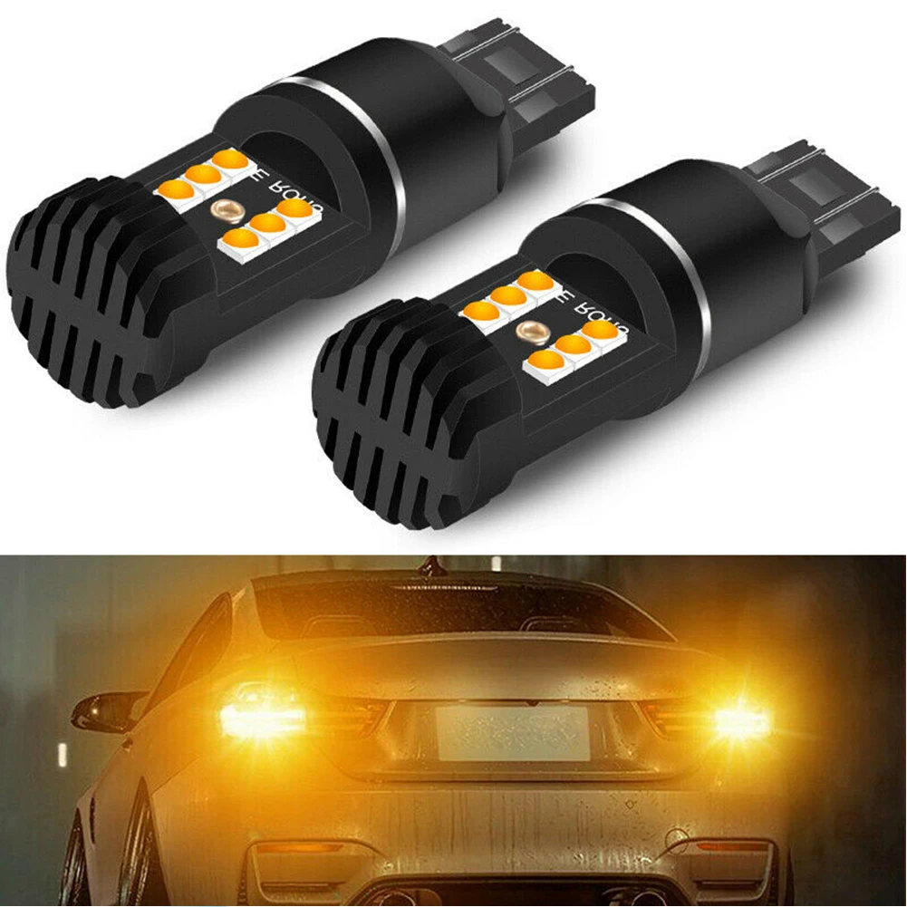2pc 7443 7440 LED Turn Signal Light Amber Indicator Signal Light Bulb 12V Brake Light Tail Lamp Universal Directional Accessorie
2pc 7443 7440 LED Turn Signal Light Amber Indicator Signal Light Bulb 12V Brake Light Tail Lamp Universal Directional Accessorie