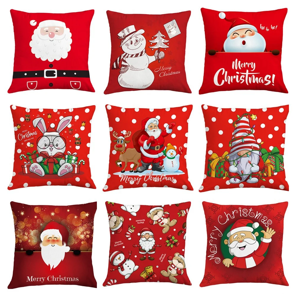 45cm Merry Christmas Cushion Cover Pillowcase Christmas Decorations for Home Ornament Happy New Year Christmas Decor
45cm Merry Christmas Cushion Cover Pillowcase Christmas Decorations for Home Ornament Happy New Year Christmas Decor