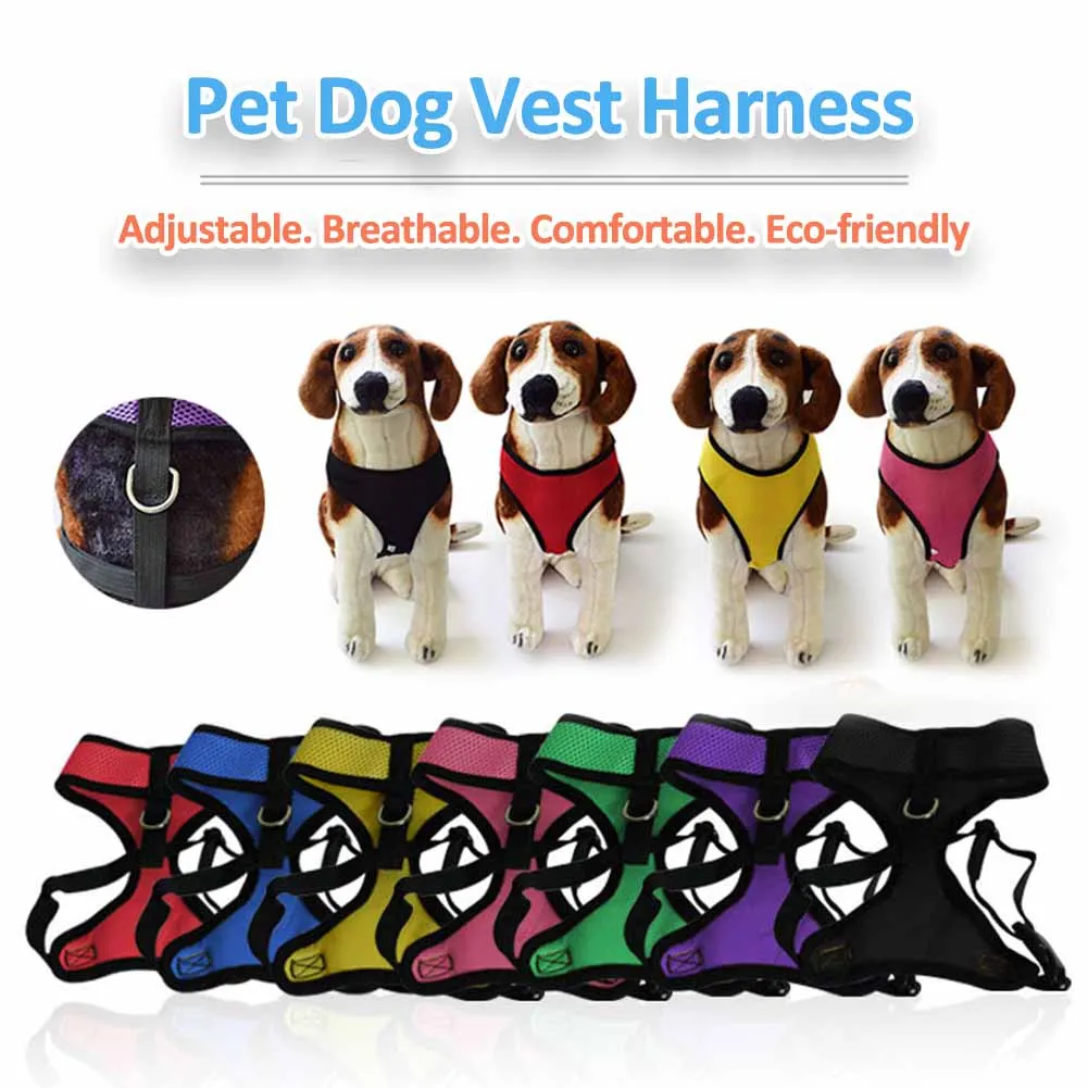 Dog Harness Vest Adjustable Soft Breathable Dog Harness Nylon Mesh Vest Harness for Dogs Puppy Collar Cat Pet Dog Chest Strap
Dog Harness Vest Adjustable Soft Breathable Dog Harness Nylon Mesh Vest Harness for Dogs Puppy Collar Cat Pet Dog Chest Strap