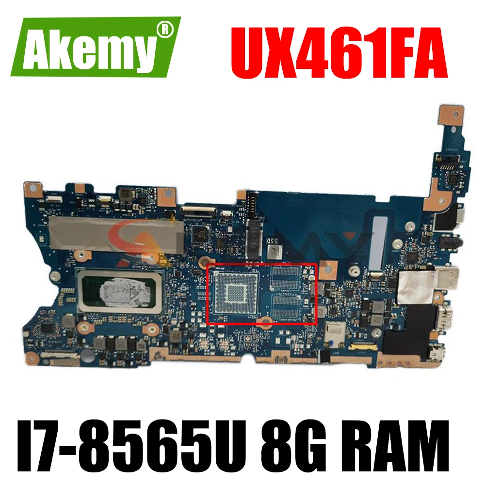 New Akemy UX461FA motherboard For ASUS UX461FN UX461F UX461FA UX461 laptop motherboard W/ I7-8565U + 8G RAM
New Akemy UX461FA motherboard For ASUS UX461FN UX461F UX461FA UX461 laptop motherboard W/ I7-8565U + 8G RAM
