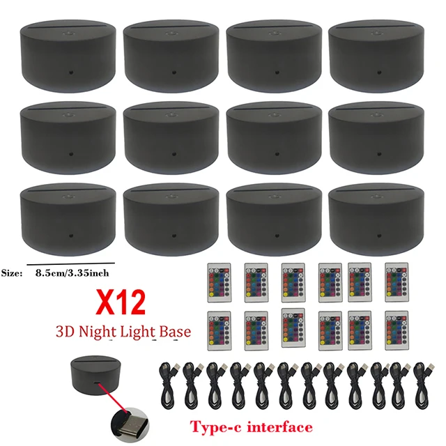 Настольная лампа 3D LED ABS 16 цветов
Настольная лампа 3D LED ABS 16 цветов