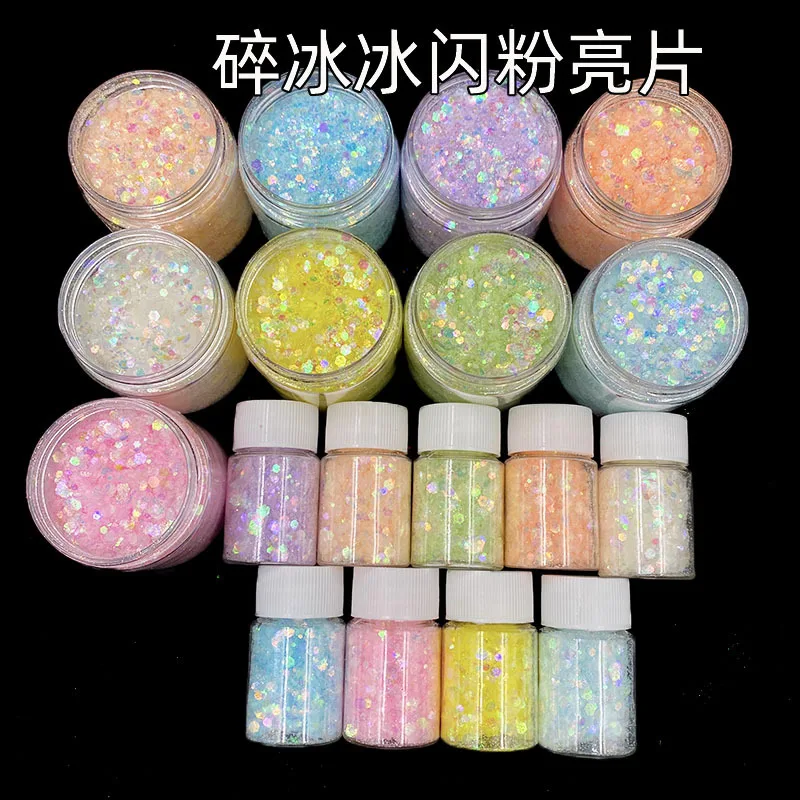 Mermaid Hexagon Sequins Mix Sizes Hexagon Ice Fragments Nail Art Decoration Acrylic Paint Nail Glitter Powder Paillette Manicure
Mermaid Hexagon Sequins Mix Sizes Hexagon Ice Fragments Nail Art Decoration Acrylic Paint Nail Glitter Powder Paillette Manicure
