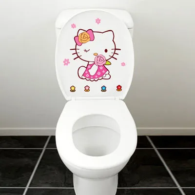 Стикеры для туалета Hello Kitty, милые забавные мультяшные водонепроницаемые Стикеры для ванной
Стикеры для туалета Hello Kitty, милые забавные мультяшные водонепроницаемые Стикеры для ванной