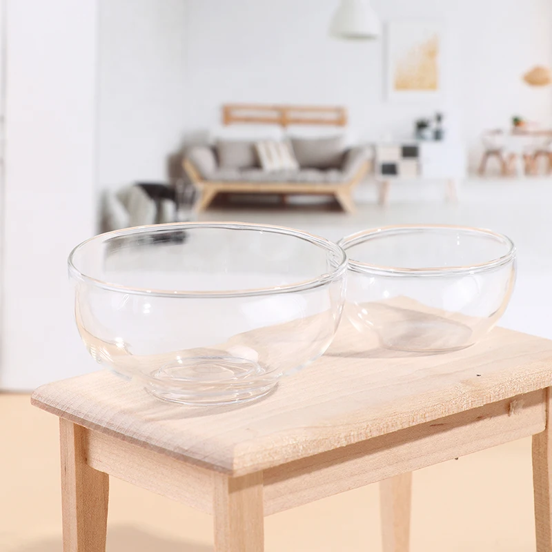 Glass Fruit Bowl Salad Bowl Mini Soup Plate Kitchen Accessories 1:12 Dollhouse Miniature
Glass Fruit Bowl Salad Bowl Mini Soup Plate Kitchen Accessories 1:12 Dollhouse Miniature