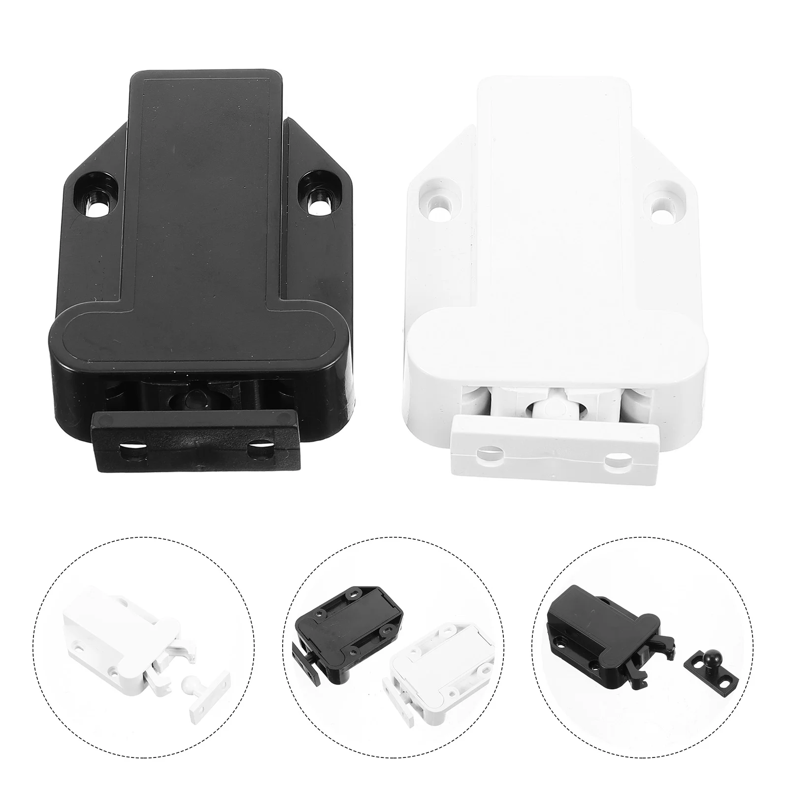 4pcs Cabinet Push Latches Push Button Cabinet Latches Cabinet Push To Open Latches
4pcs Cabinet Push Latches Push Button Cabinet Latches Cabinet Push To Open Latches