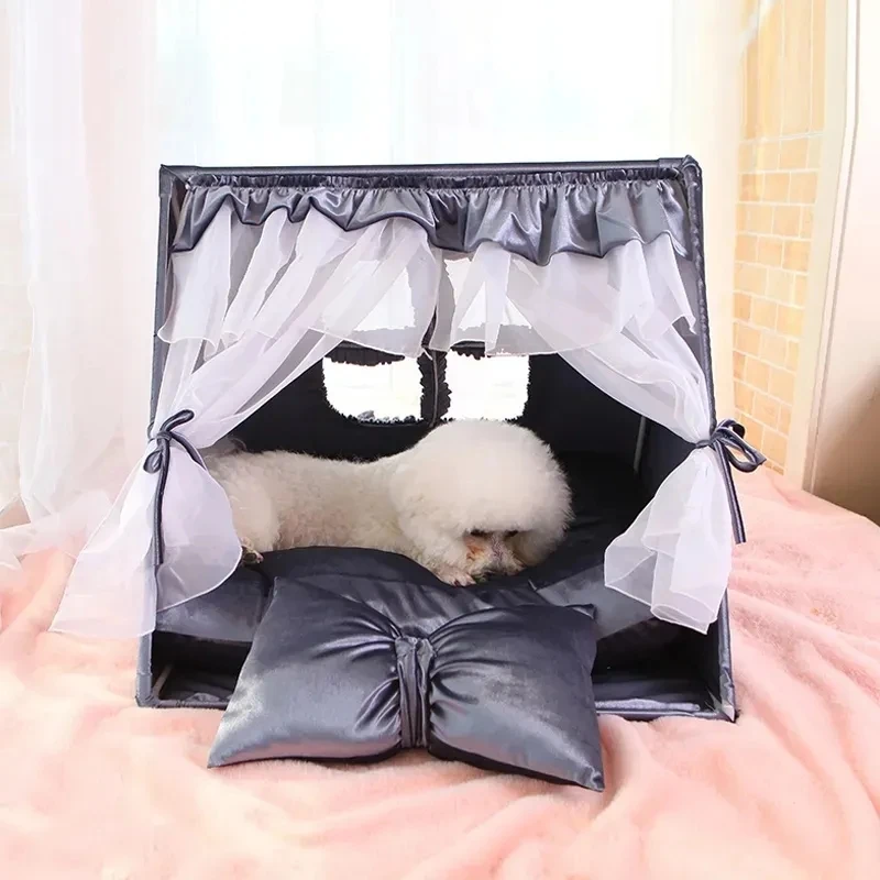 Cat Tent With Mats Luxury Indoor Cat Bed Apartment Dog Cat And Other Pets Pet House Removable And Cleanable
Cat Tent With Mats Luxury Indoor Cat Bed Apartment Dog Cat And Other Pets Pet House Removable And Cleanable