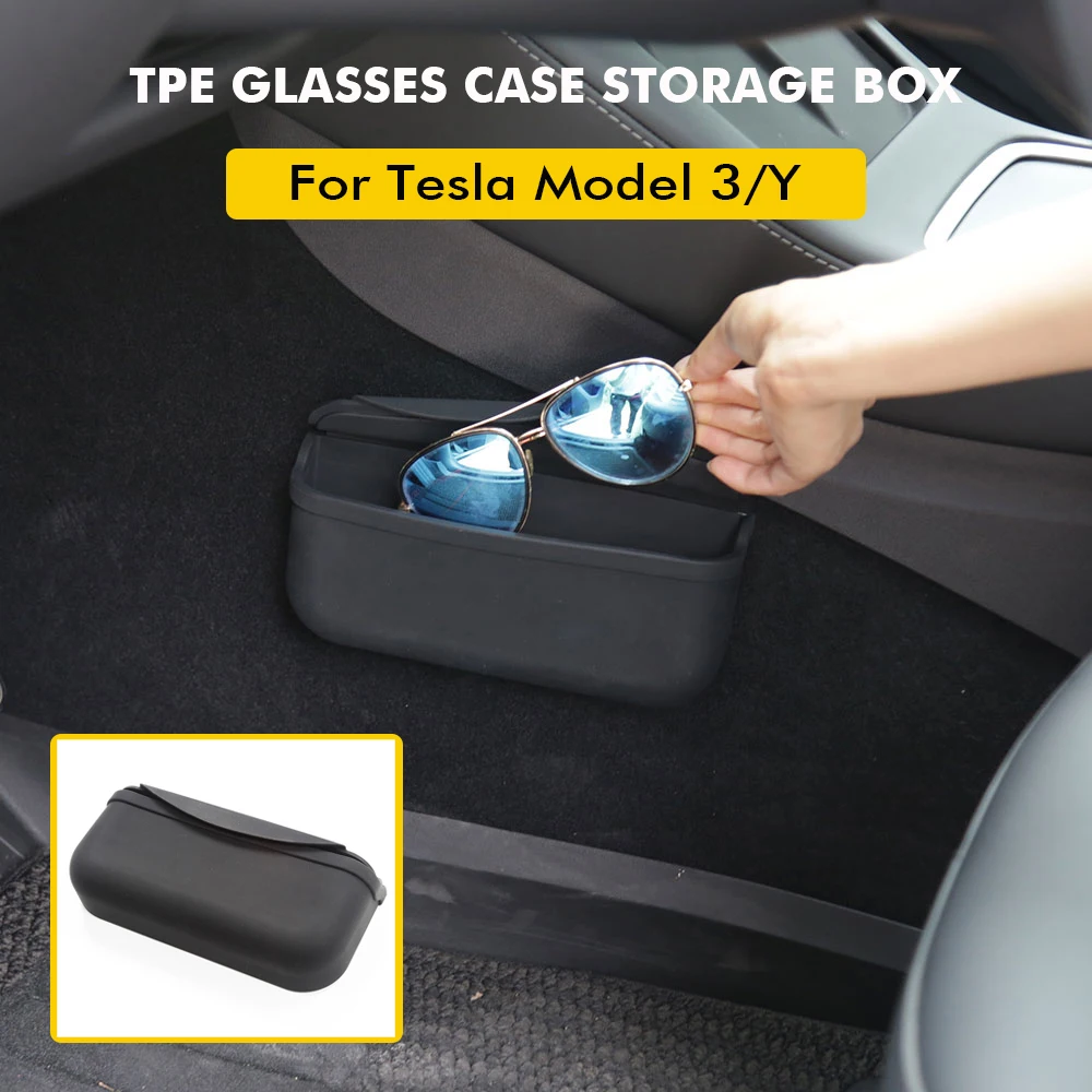 Glasses Case for Tesla Model 3 Y ModelY Sticky Seat Crevice Side Sunglasses Card Storage Box TPE Silicon Stickable Car Organizer
Glasses Case for Tesla Model 3 Y ModelY Sticky Seat Crevice Side Sunglasses Card Storage Box TPE Silicon Stickable Car Organizer