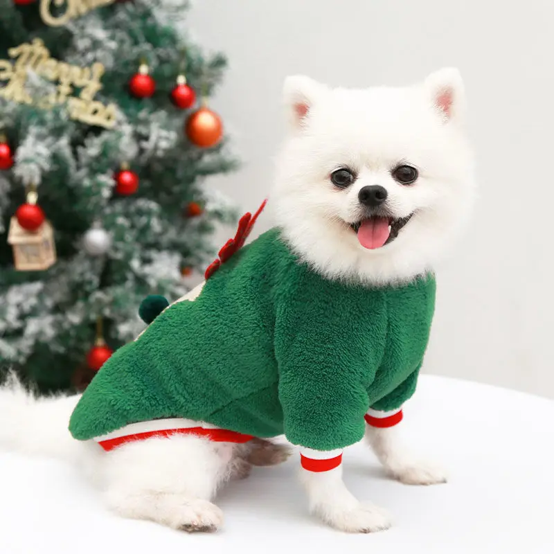 Pet Dog Cat Two Legs Warm Velvet Deer Face Christmas Style Clothes Teddy Bichon Poodle Autumn and Winter Supplies
Pet Dog Cat Two Legs Warm Velvet Deer Face Christmas Style Clothes Teddy Bichon Poodle Autumn and Winter Supplies