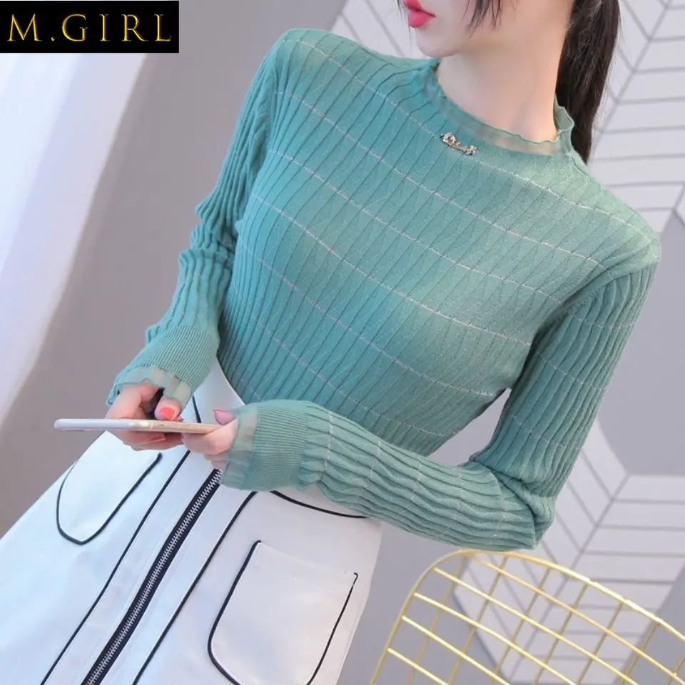 Pullovers Women Slim Retro Spring All-match Femme Leisure Basic Knitwear Students 7 Colors Popular Classic Cozy Ladies Ins New 
Pullovers Women Slim Retro Spring All-match Femme Leisure Basic Knitwear Students 7 Colors Popular Classic Cozy Ladies Ins New