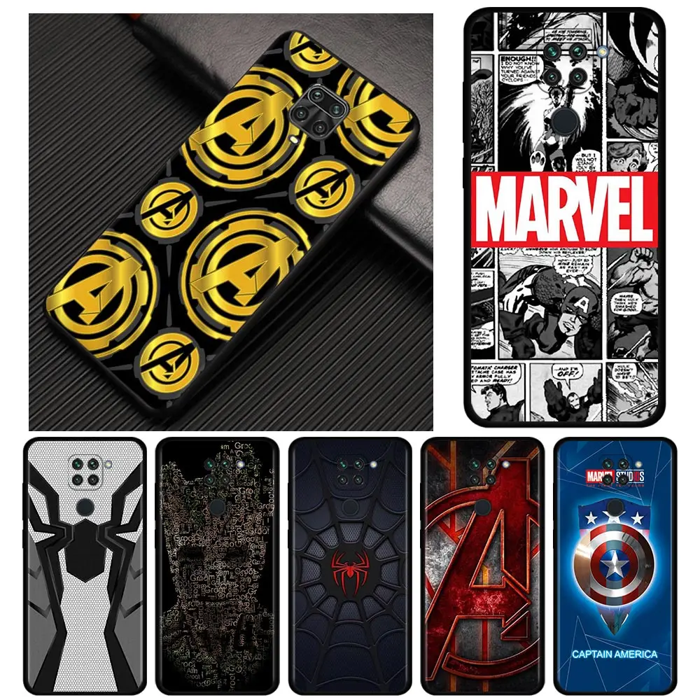 For Xiaomi Redmi Note 9S 10Pro 9Pro 8Pro 11Pro 10ProMax 9t 8t 10 11 Pro Case for redmi 9 9A 9C 8 K40 Cover Marvel Cool Logo
For Xiaomi Redmi Note 9S 10Pro 9Pro 8Pro 11Pro 10ProMax 9t 8t 10 11 Pro Case for redmi 9 9A 9C 8 K40 Cover Marvel Cool Logo